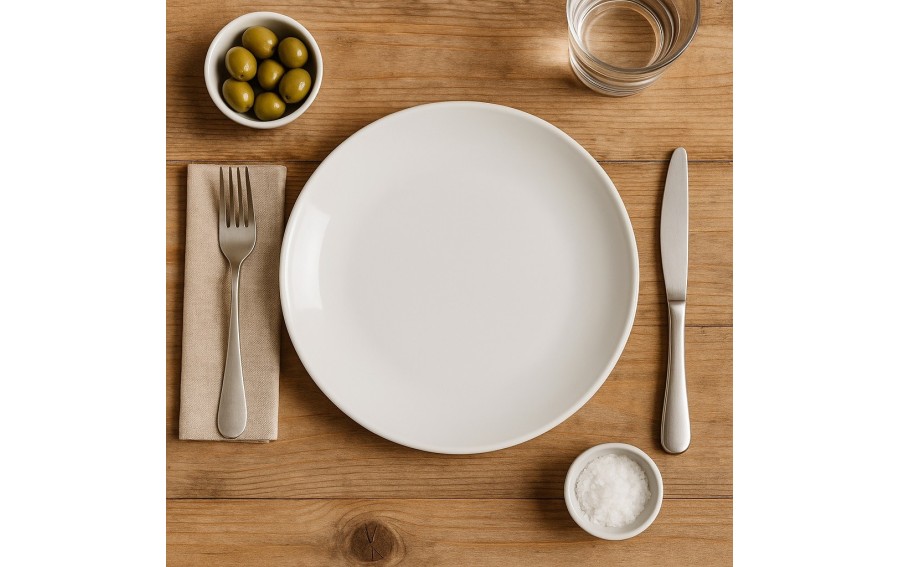Talerz do pizzy biały 27cm Barilla