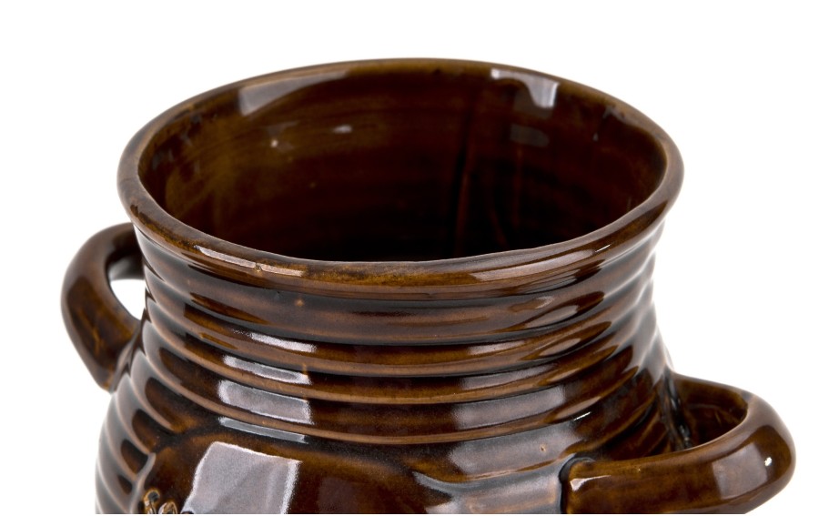 Pojemnik ceramiczny 3,5 L na ogórki ze szczypcami Smacznego 3163