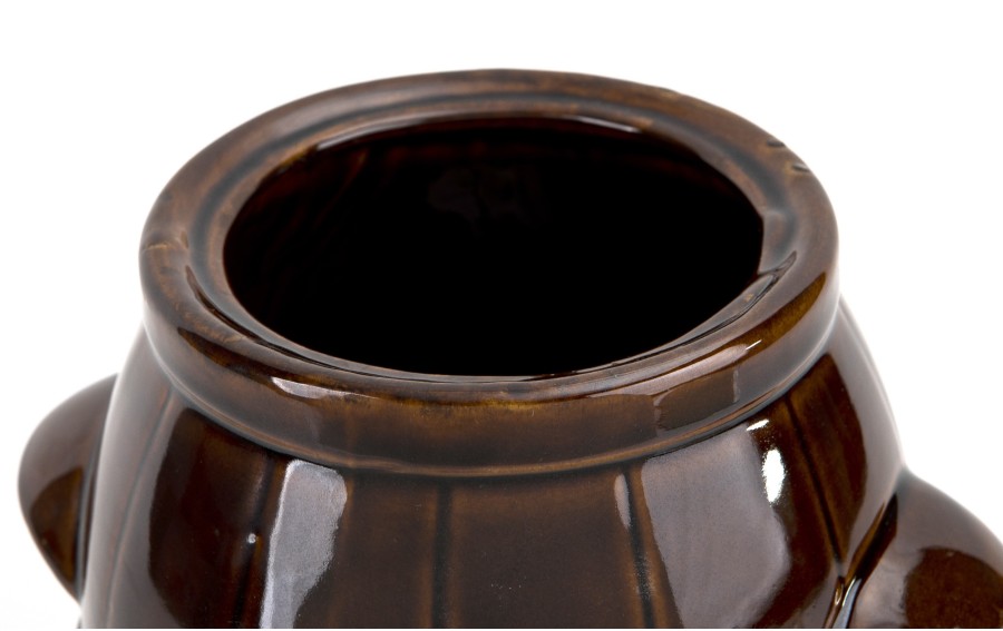Beczka ceramiczna 5 L hermetyczna brąz 3064