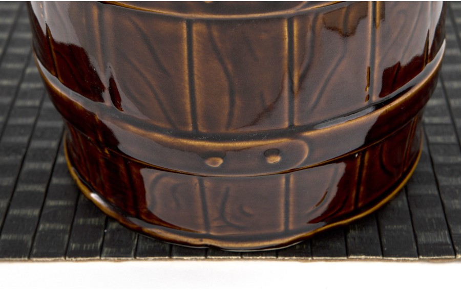 Beczka ceramiczna 5 L hermetyczna brąz 4290