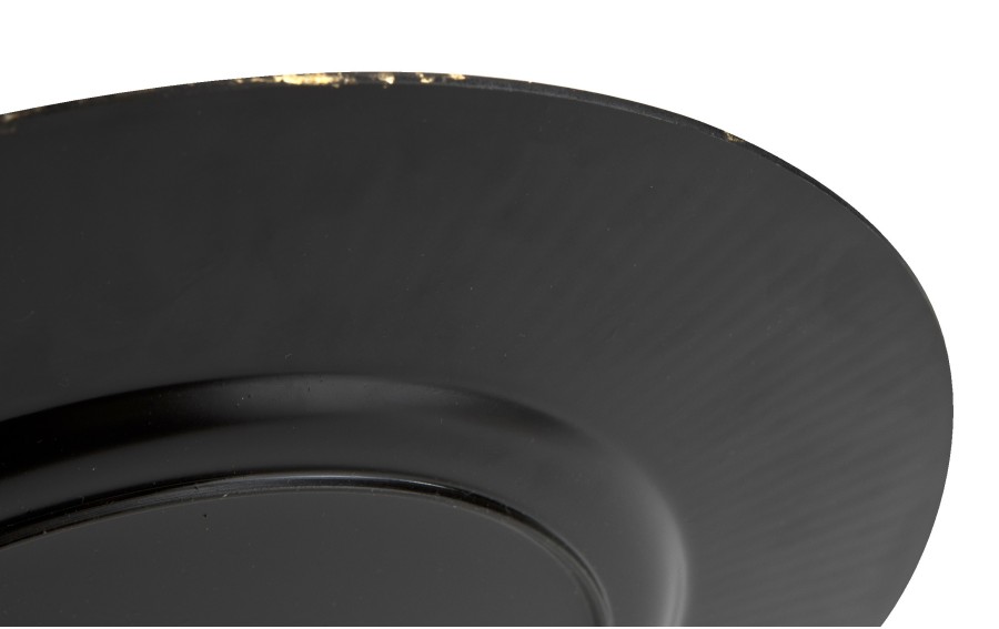 Talerz dekoracyjny plastikowy 33 cm złoty 160234