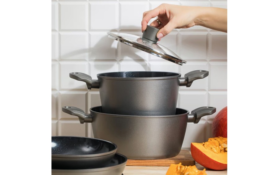 Garnek na indukcję wysoki 6,6 L Verso 24 cm AMBITION
