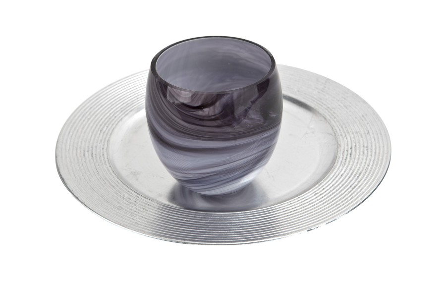 Wazon szklany 12,5 cm eleganckie smugi Asa Glass