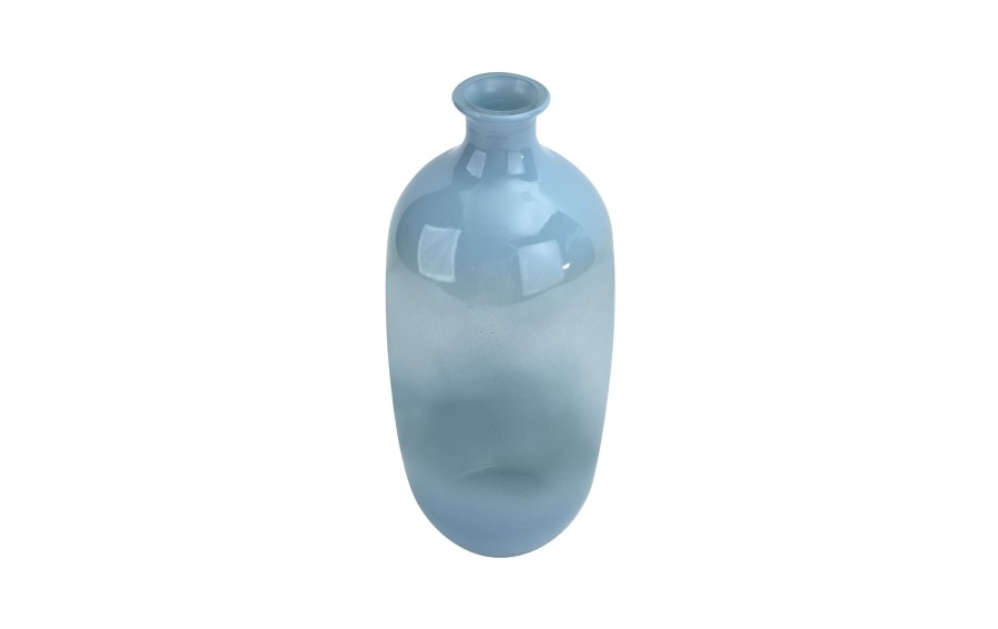 Wazon szklany 31 cm niebieski 5463c San Miguel
