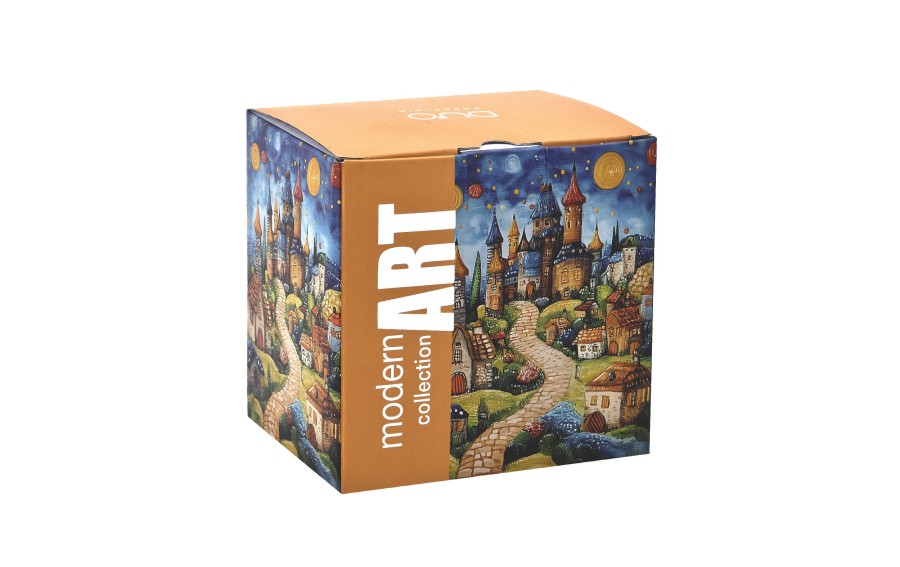 Kubek porcelanowy 450 ml z zaparzaczem Modern Sleepy Kingdom