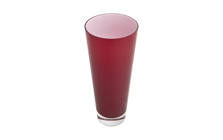Wazon szklany 38 cm czerwony Asa Glass