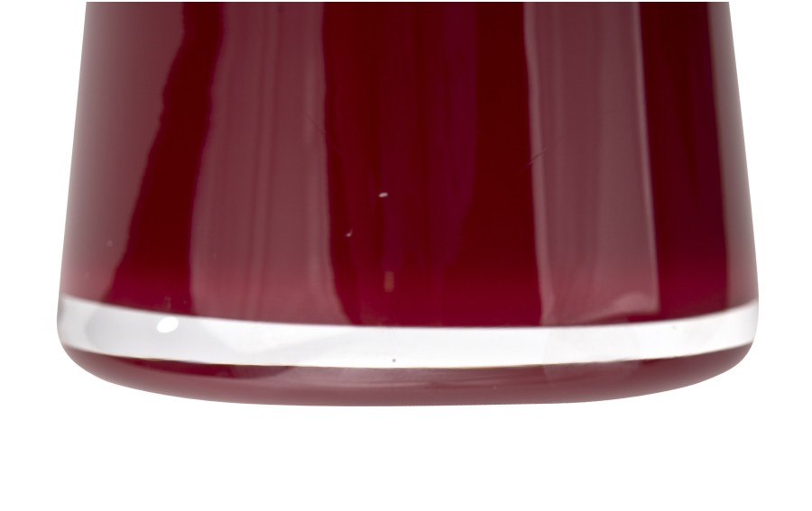 Wazon szklany 20 cm czerwień Asa Glass