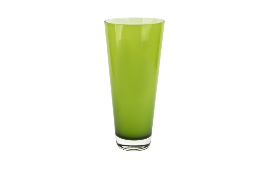 Wazon szklany 37 cm jasna zieleń Asa Glass