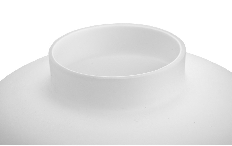 Wazon szklany 21,5 cm biały Asa Glass