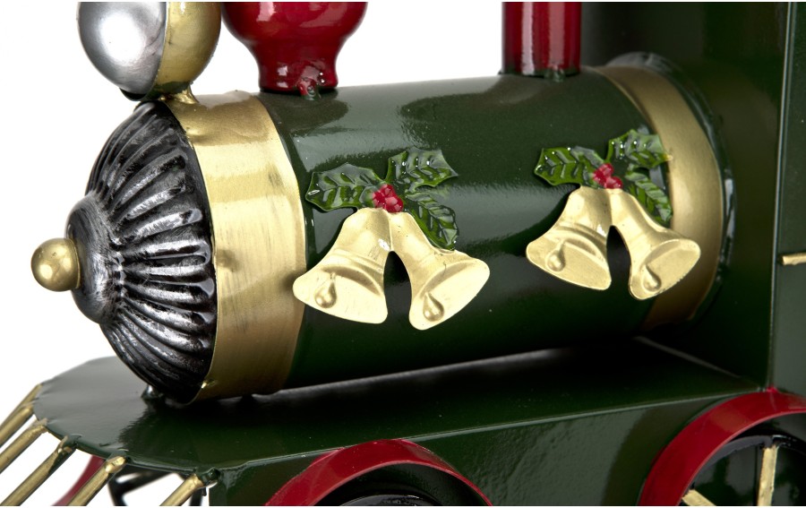 Kolejka świąteczna metalowa 78 cm Art-Pol 169066