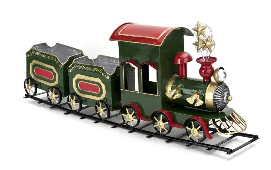 Kolejka świąteczna metalowa 78 cm Art-Pol 169066