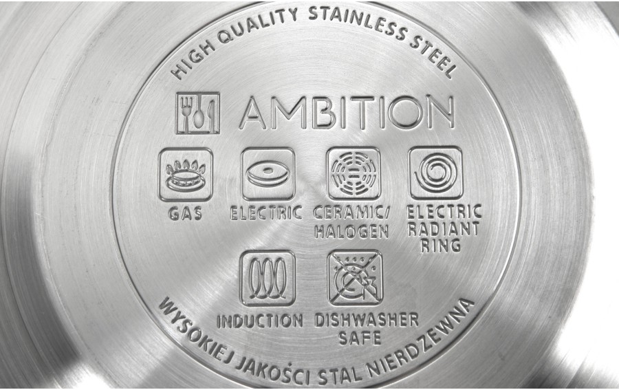 Czajnik tradycyjny z gwizdkiem Bubble 2,6 L stalowy AMBITION