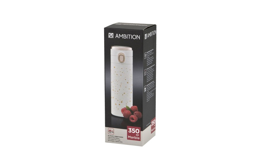 Kubek termiczny 350 ml Royal Marble biały