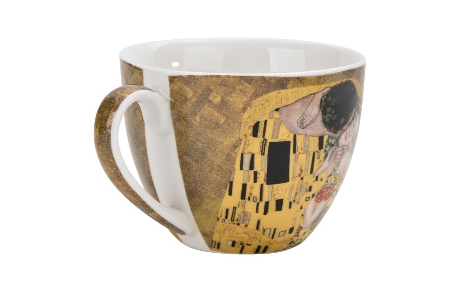 Filiżanka porcelanowa 250 ml + spodek The Kiss Classic