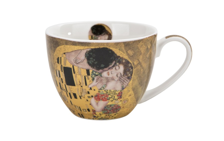 Filiżanka porcelanowa 250 ml + spodek The Kiss Classic
