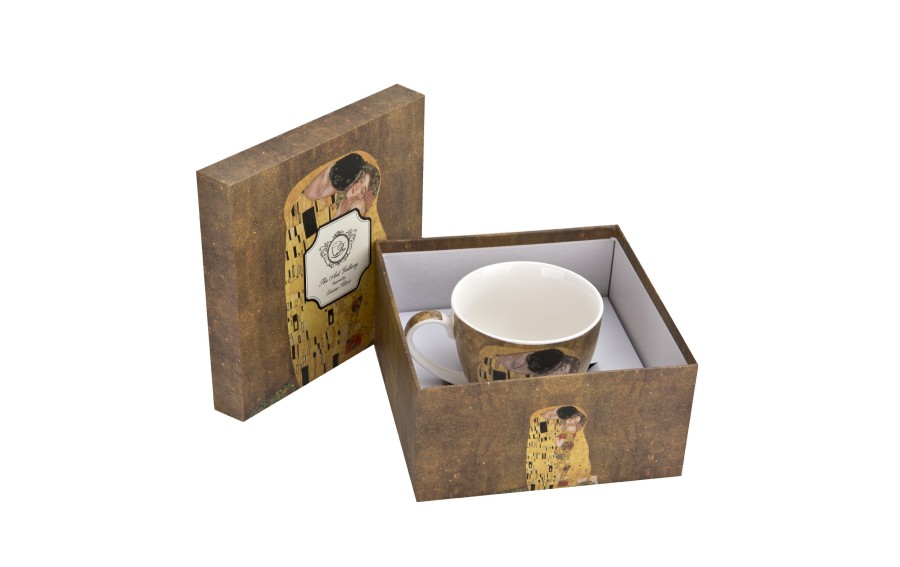 Filiżanka porcelanowa 250 ml + spodek The Kiss Classic