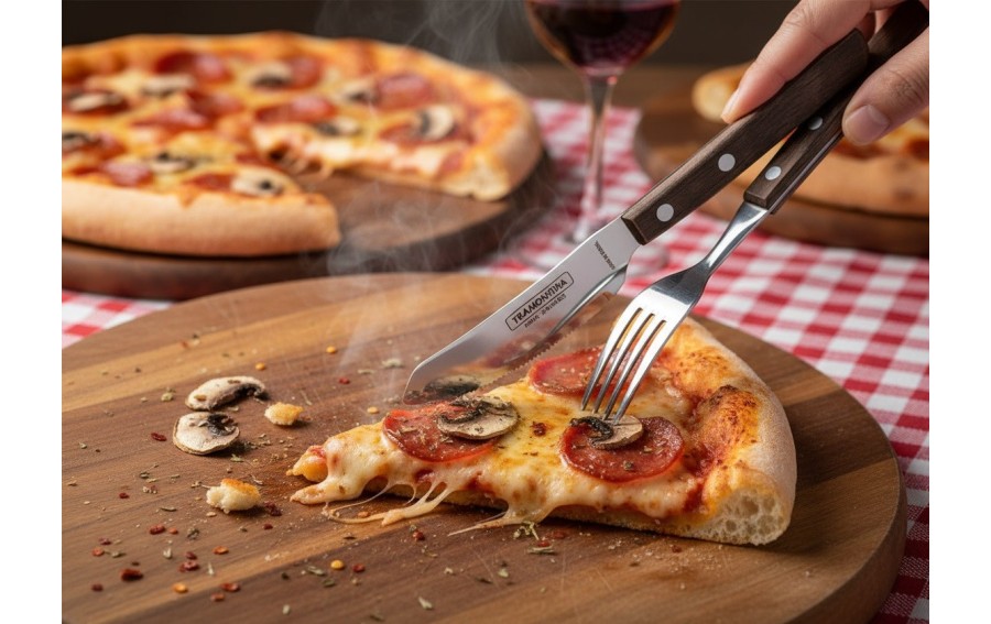 Komplet sztućców do pizzy dla 4 osób 8 el. Pizza Tramontina