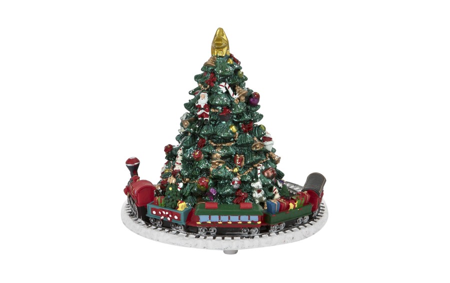 Figurka świąteczna Choinka Z Pozytywką 16 cm