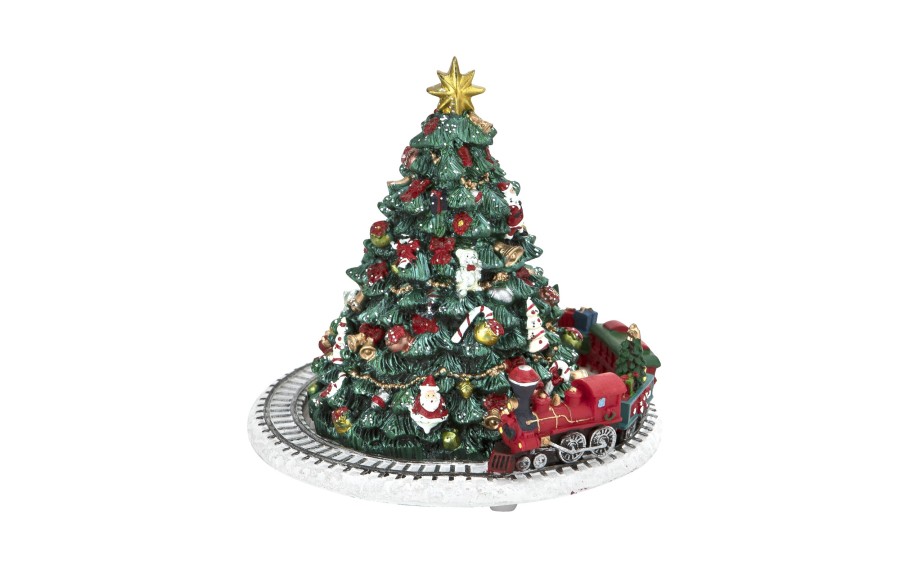 Figurka świąteczna Choinka Z Pozytywką 16 cm
