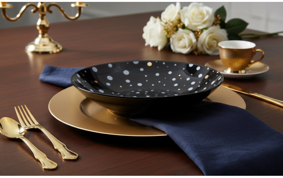 Talerz głęboki Black Galaxy 21 cm