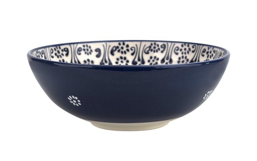 Salaterka ceramiczna 26,5 cm Oriental White Blue