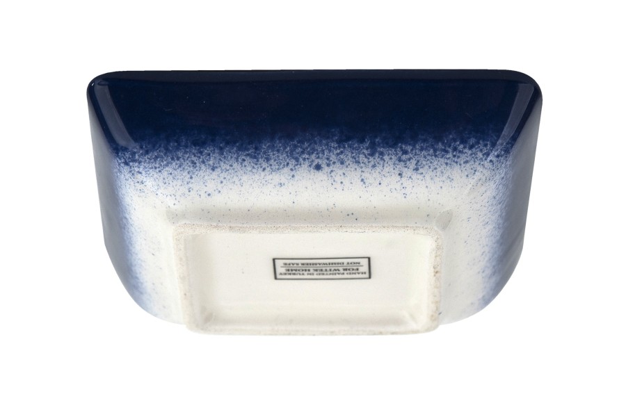 Dip kwadratowy 9 cm ceramiczny Oriental White Blue