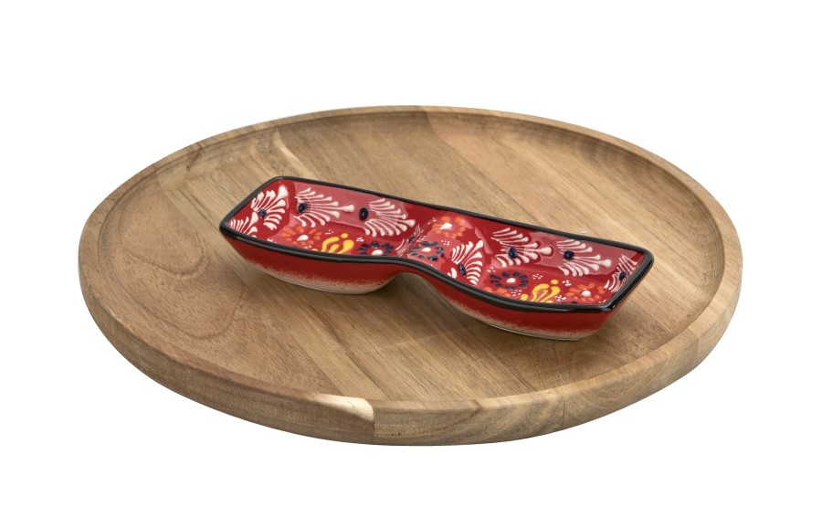 Dip podwójny ceramiczny Oriental Red