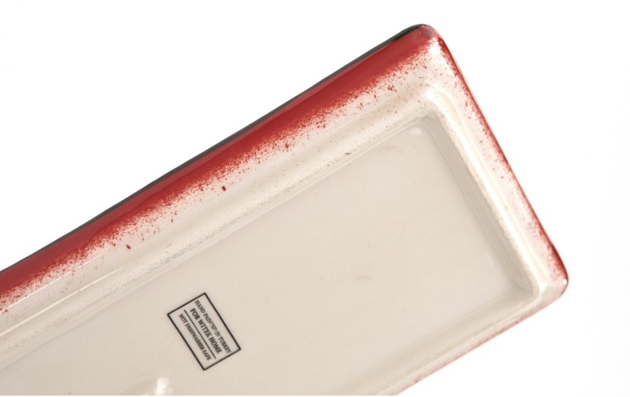 Półmisek ceramiczny 25x9 cm Oriental Red