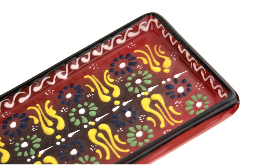 Półmisek ceramiczny 25x9 cm Oriental Red