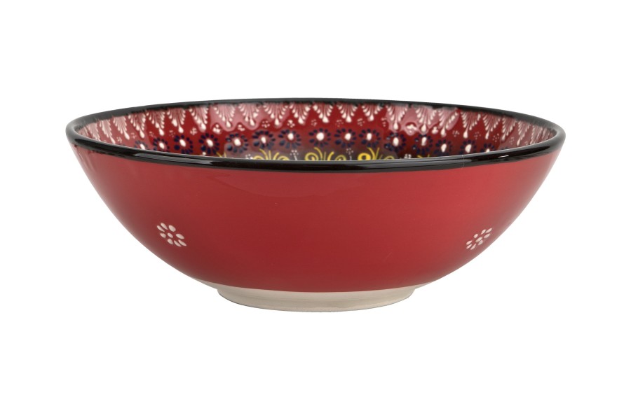 Salaterka ceramiczna 31 cm Oriental Red