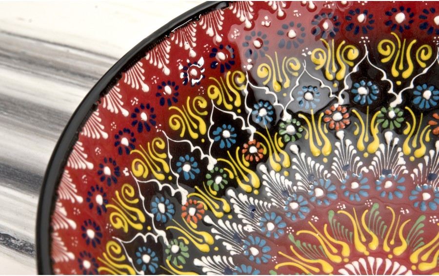 Salaterka ceramiczna 31 cm Oriental Red