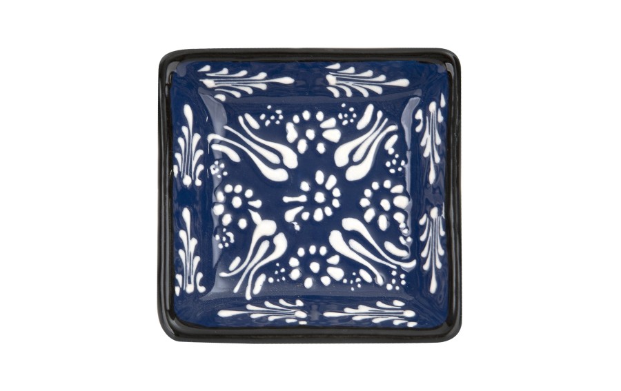 Dip kwadratowy 9 cm ceramiczny Oriental Blue
