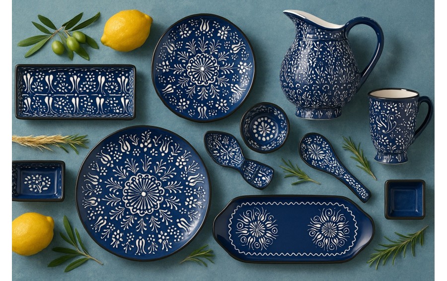 Płytka Salaterka ceramiczna 12 cm Oriental Blue