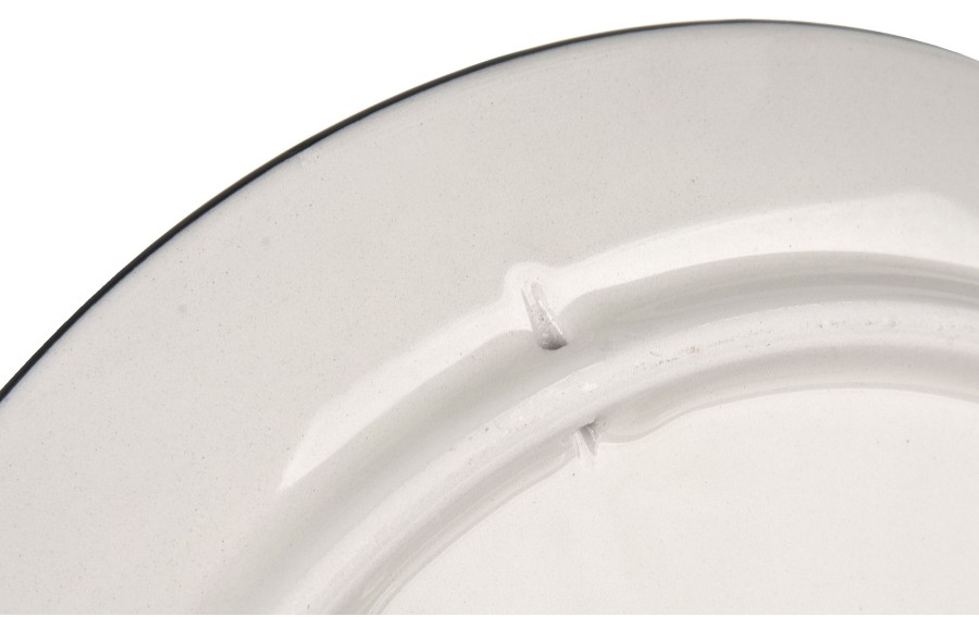 Talerz płytki obiadowy 25 cm ceramiczny Oriental Blue