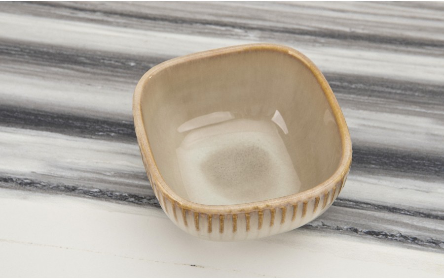 Miseczka ceramiczna 10 cm Dip Ombres Beż Jasny