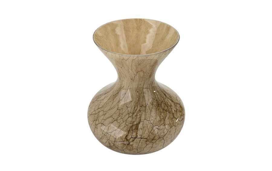 Wazon szklany 25 cm beżowy 2311/SR