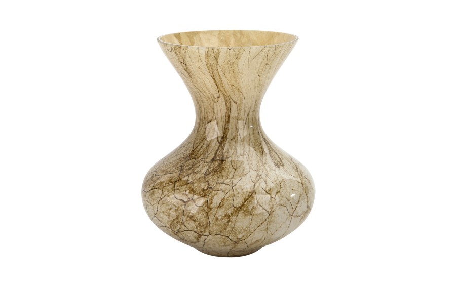 Wazon szklany 25 cm beżowy 2311/SR