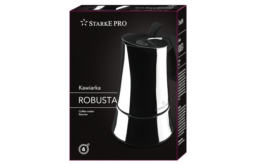Kawiarka nierdzewna 300 ml Robusta na indukcję