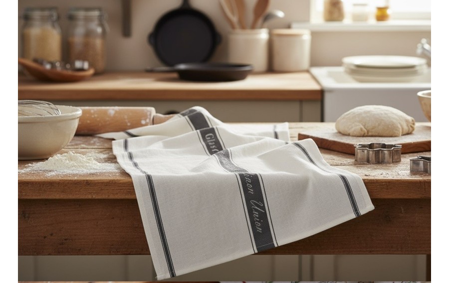 Ściereczka kuchenna 48x74 cm Linen Union Grey 100GRY