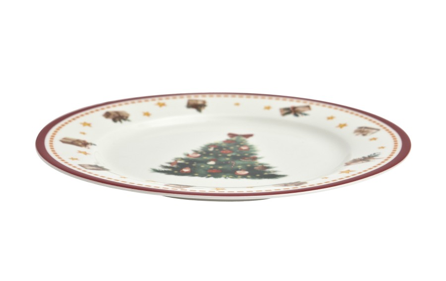 Komplet 2 talerzy deserowych 19 cm Christmas Tree 3