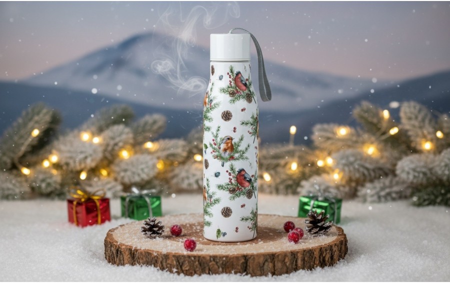 Butelka termiczna 500 ml Christmas Bird 1
