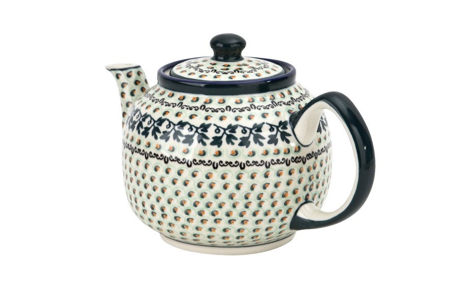 Czajnik ceramiczny 1 L Bolesławiec Dekor 1165A