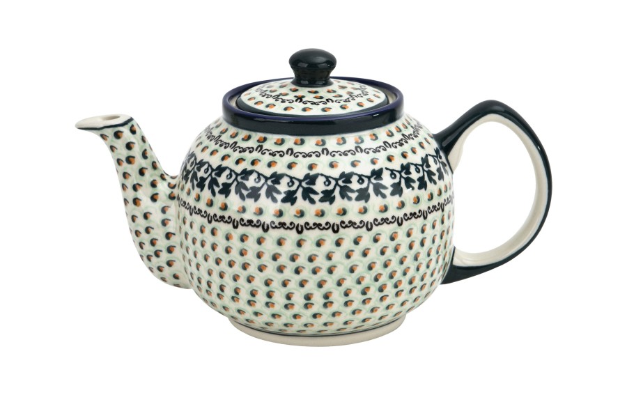 Czajnik ceramiczny 1 L Bolesławiec Dekor 1165A