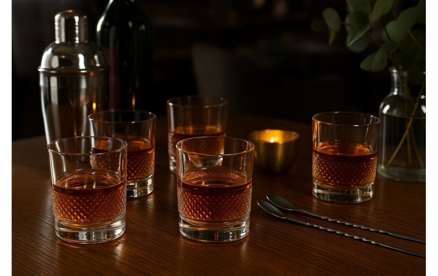 Kpl. 6 szklanek do whisky 340 ml Elegante Bohemia