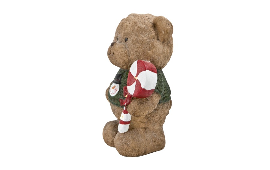 Figurka Miś z Lizakiem LED 36cm RF0529