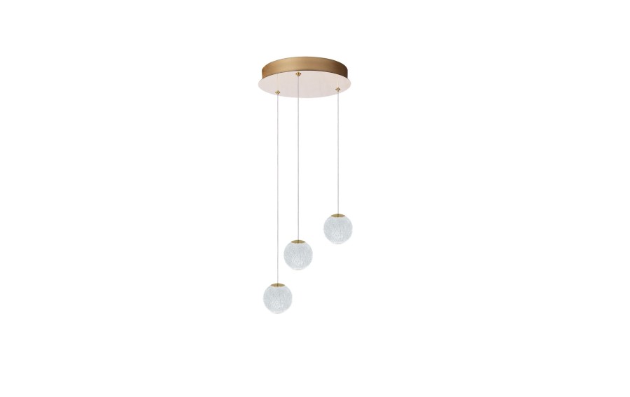 Lampa Edem 3 Round Gold