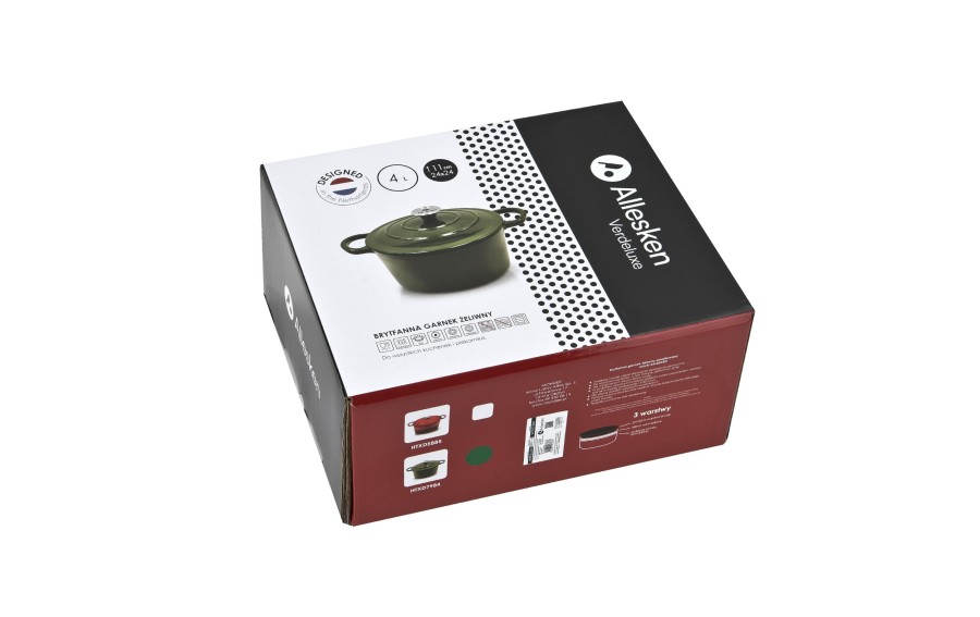 Brytfanna żeliwna 4 L VERDELUXE 7984