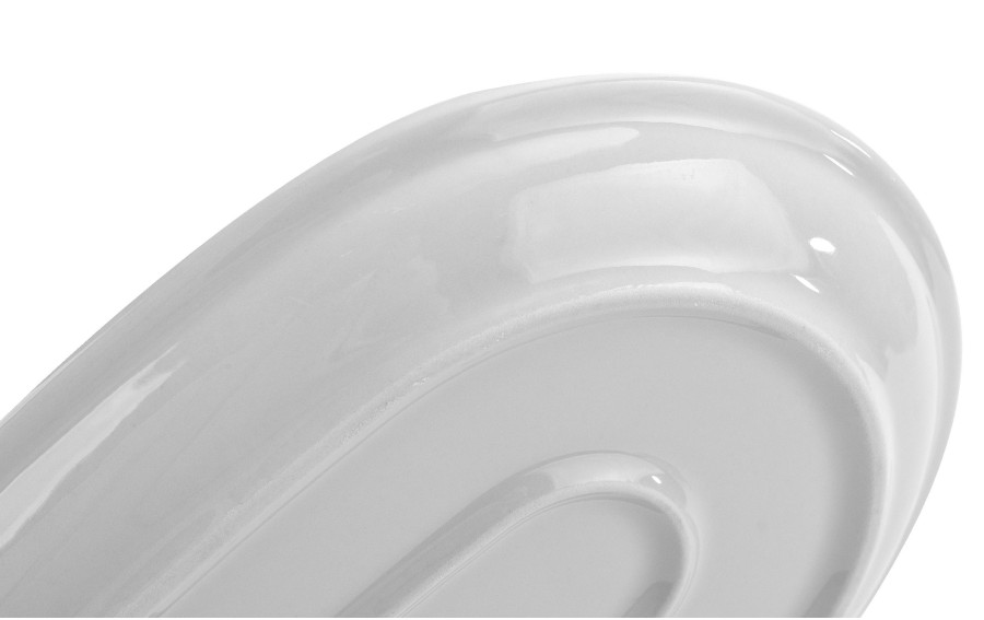 Półmisek owalny 28x19,5 cm Roma Chicago Bianco
