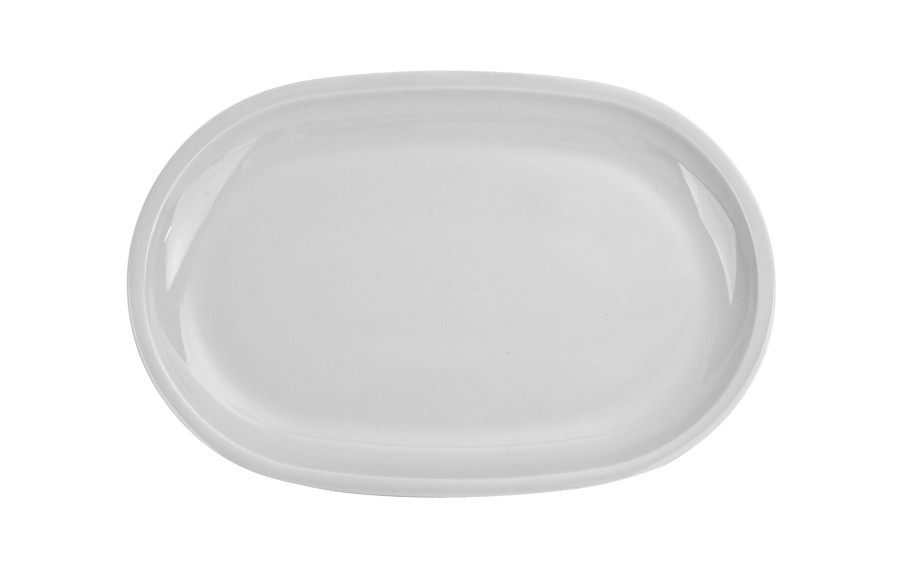 Półmisek owalny 28x19,5 cm Roma Chicago Bianco
