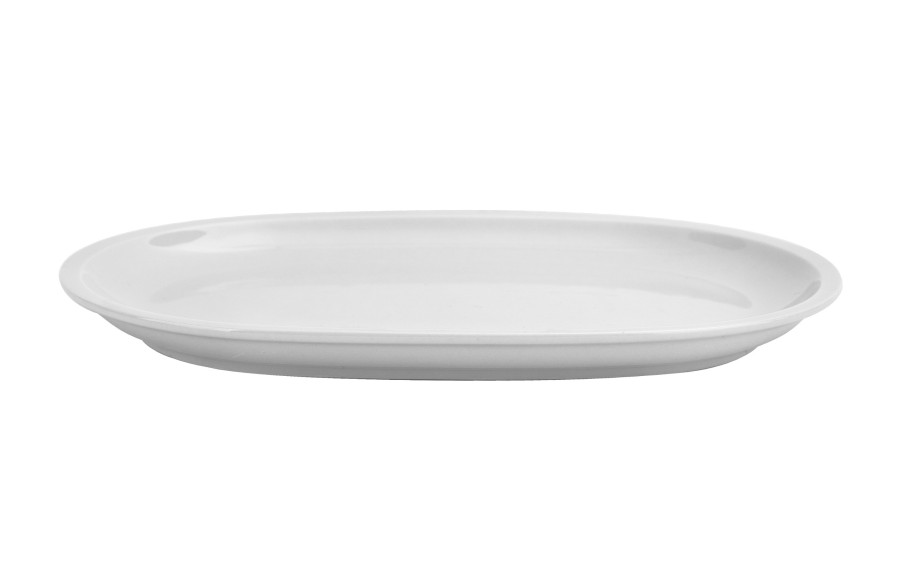 Półmisek owalny 28x19,5 cm Roma Chicago Bianco